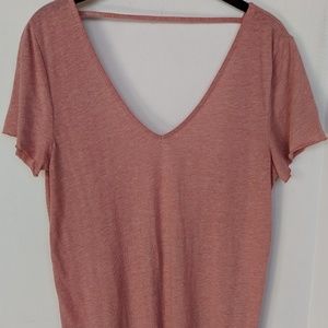 PINK🐕deep V-neck with a deeper V-back🐕sz S🐕VGUC